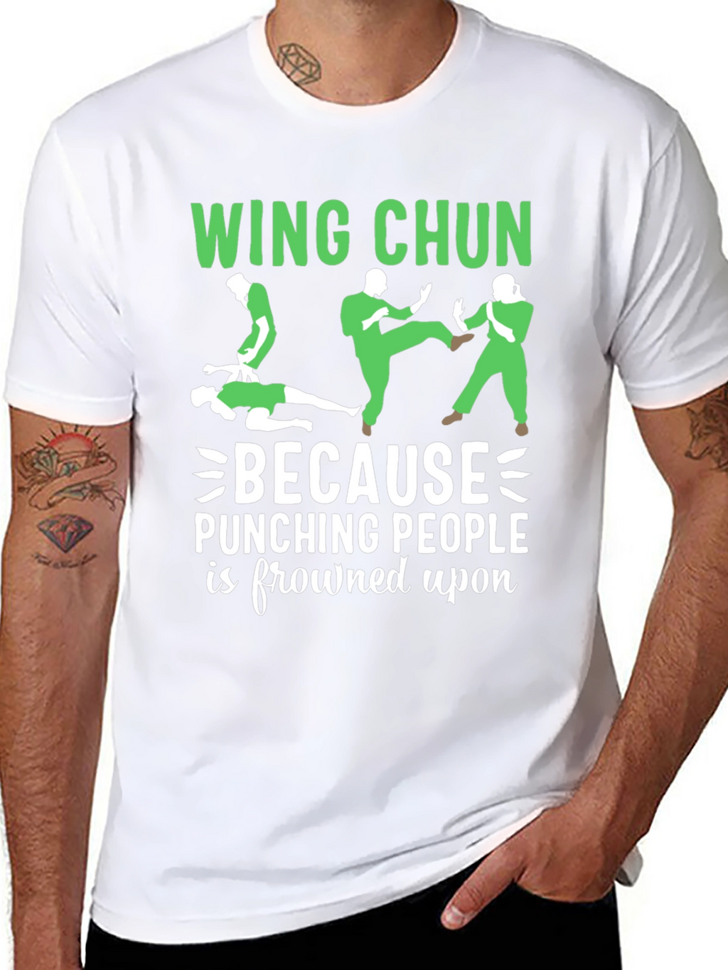 Wing Chun Martial Arts Graphic T-Shirt
