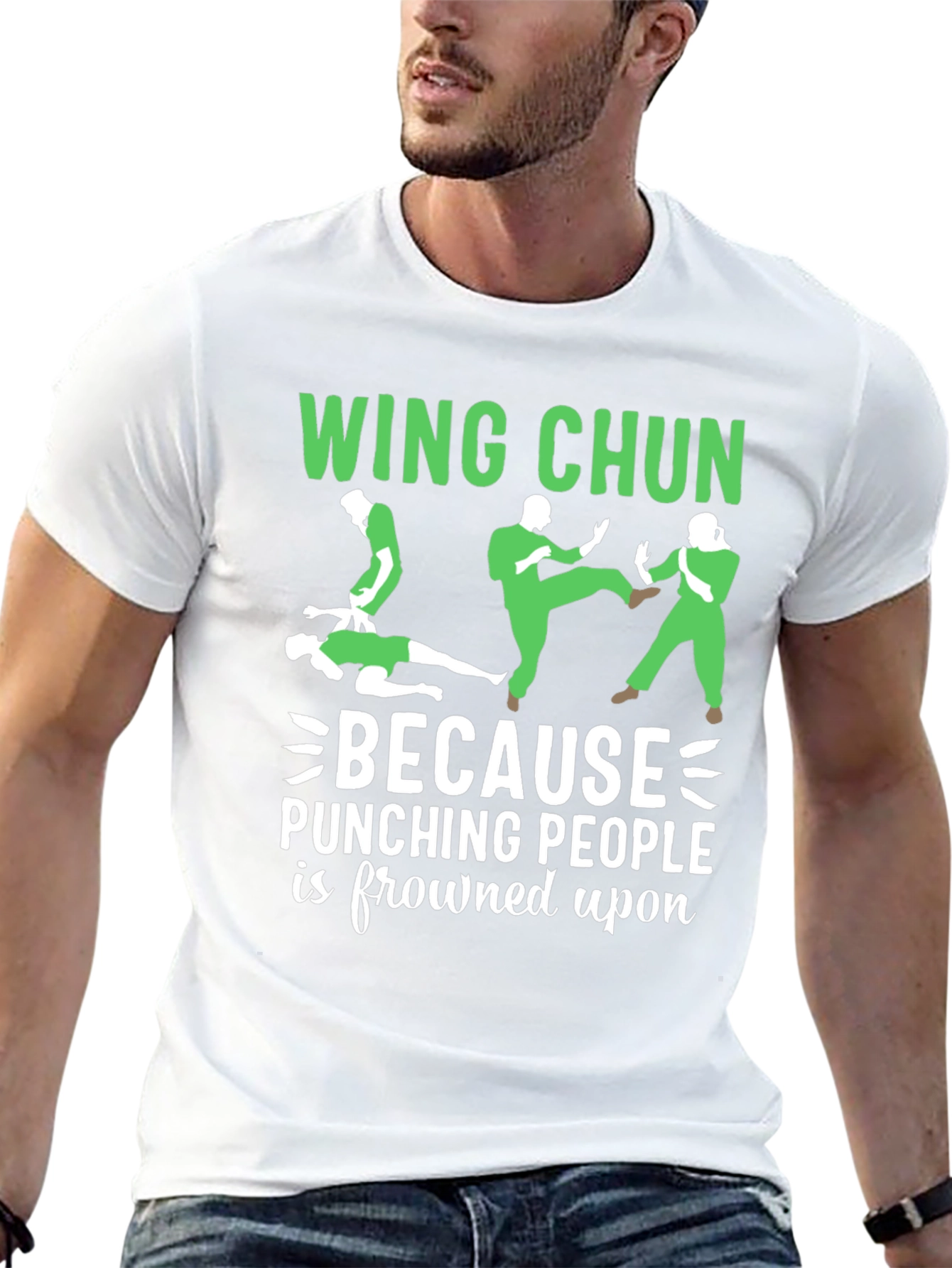 Wing Chun Martial Arts Graphic T-Shirt