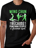 Wing Chun Martial Arts Graphic T-Shirt