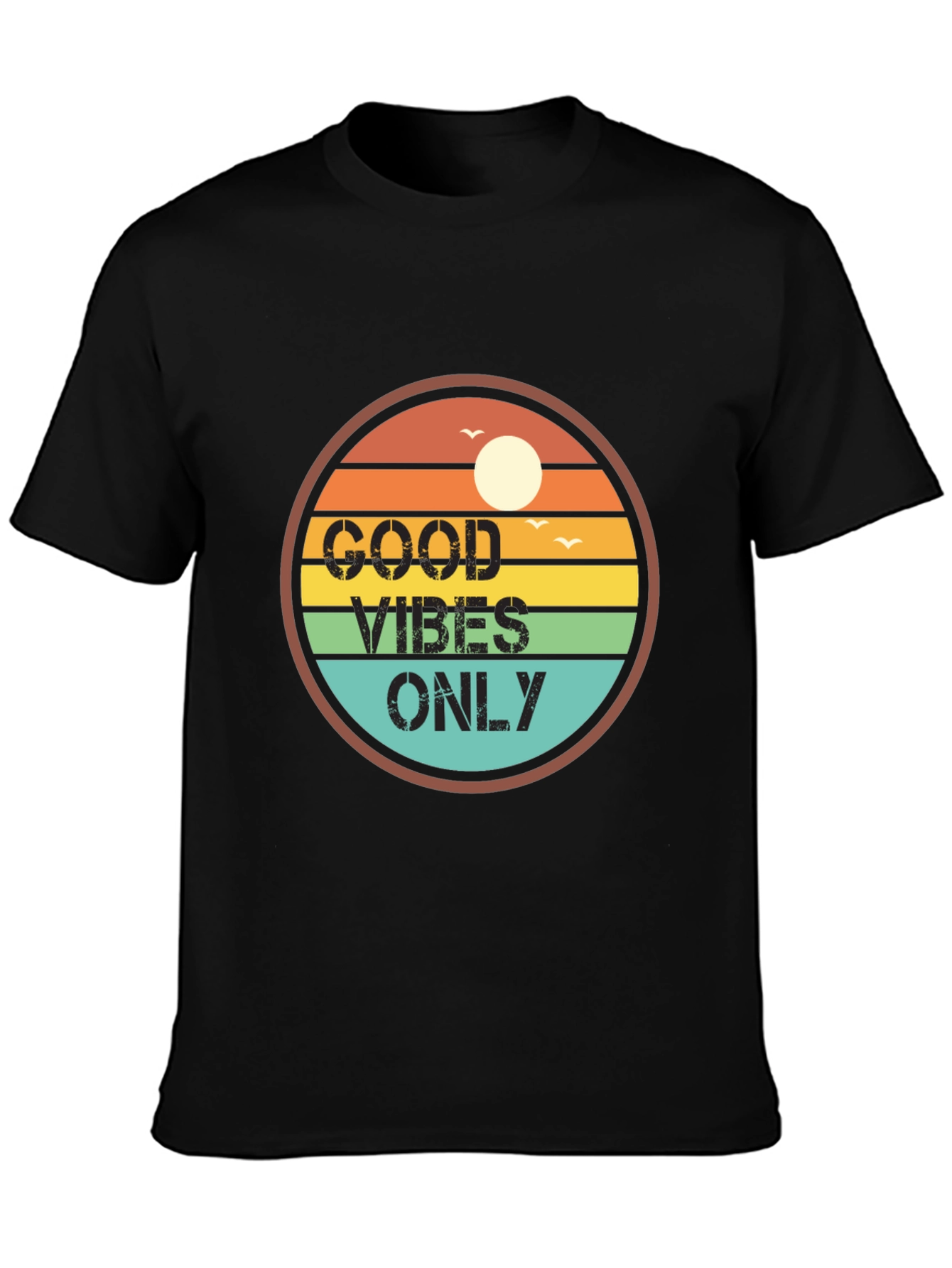 Good Vibes Only Retro T-Shirt