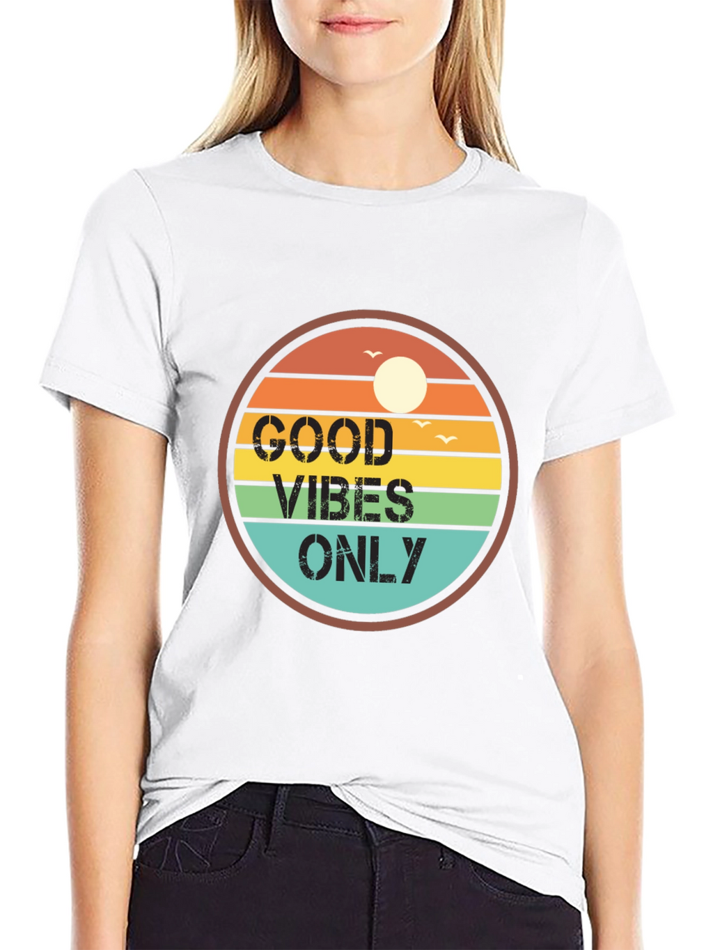 Good Vibes Only Retro T-Shirt