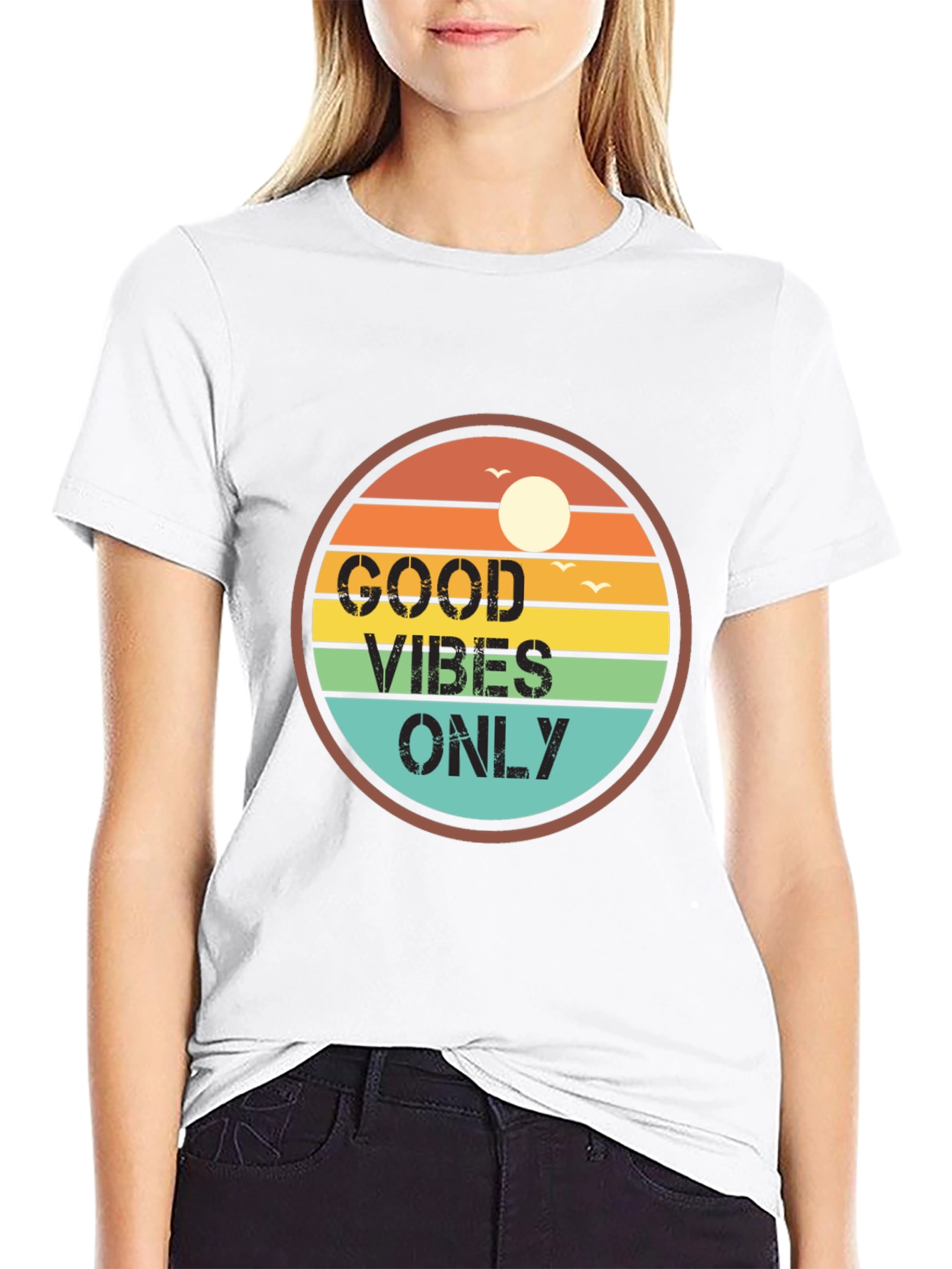 Good Vibes Only Retro T-Shirt