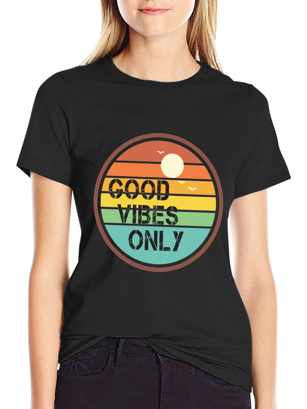 Good Vibes Only Retro T-Shirt