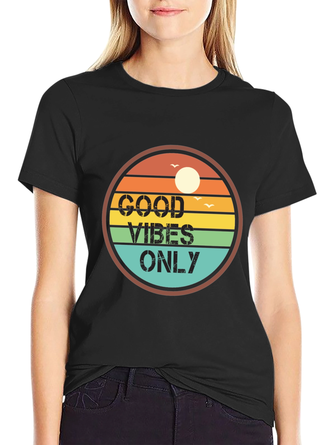 Good Vibes Only Retro T-Shirt
