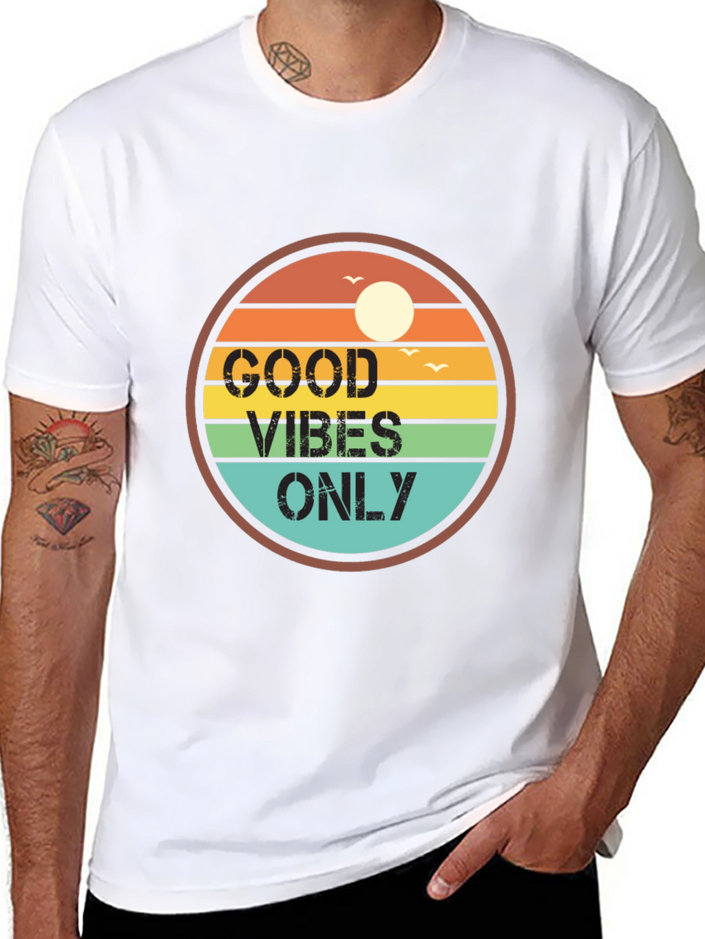 Good Vibes Only Retro T-Shirt