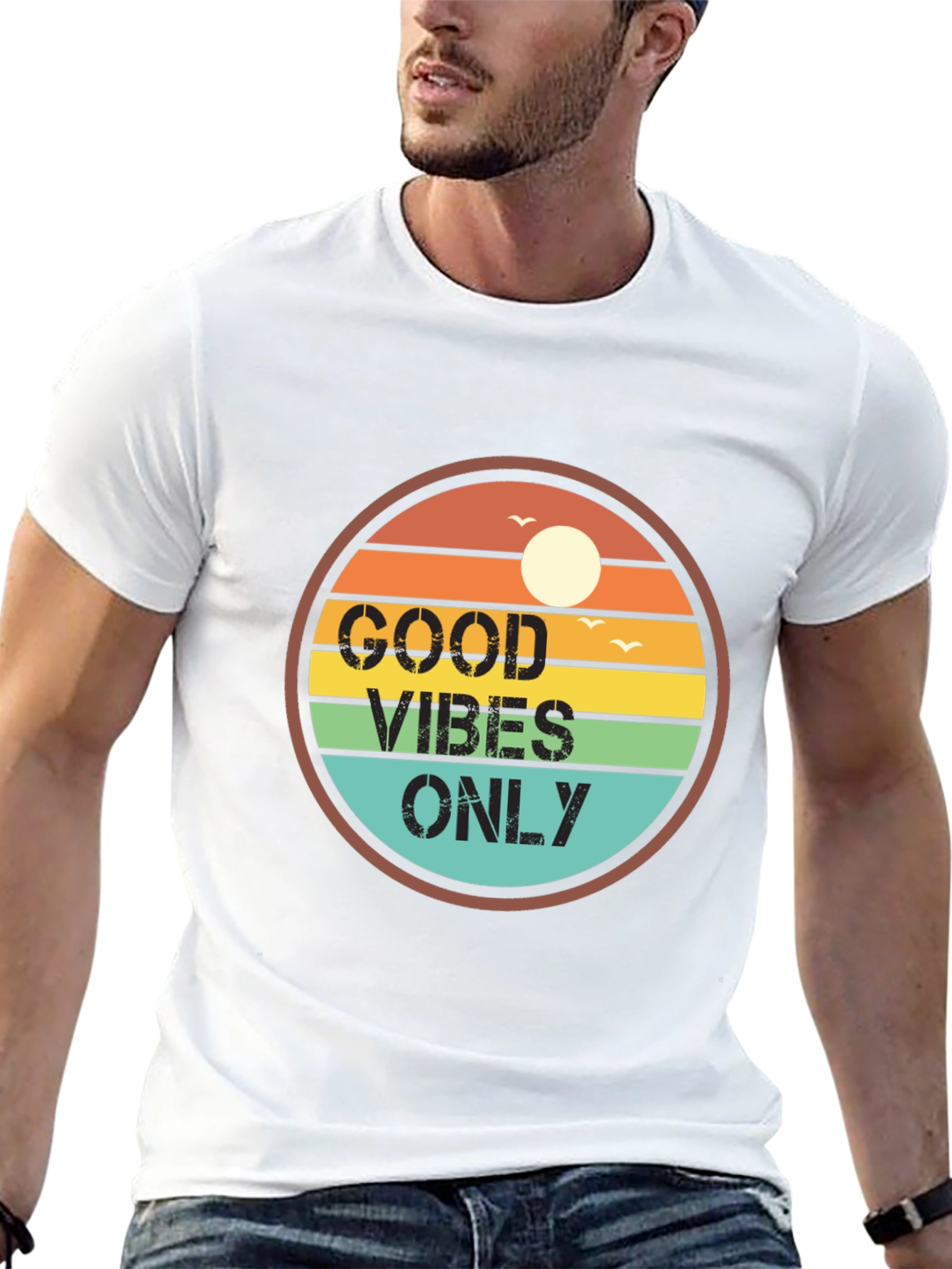 Good Vibes Only Retro T-Shirt