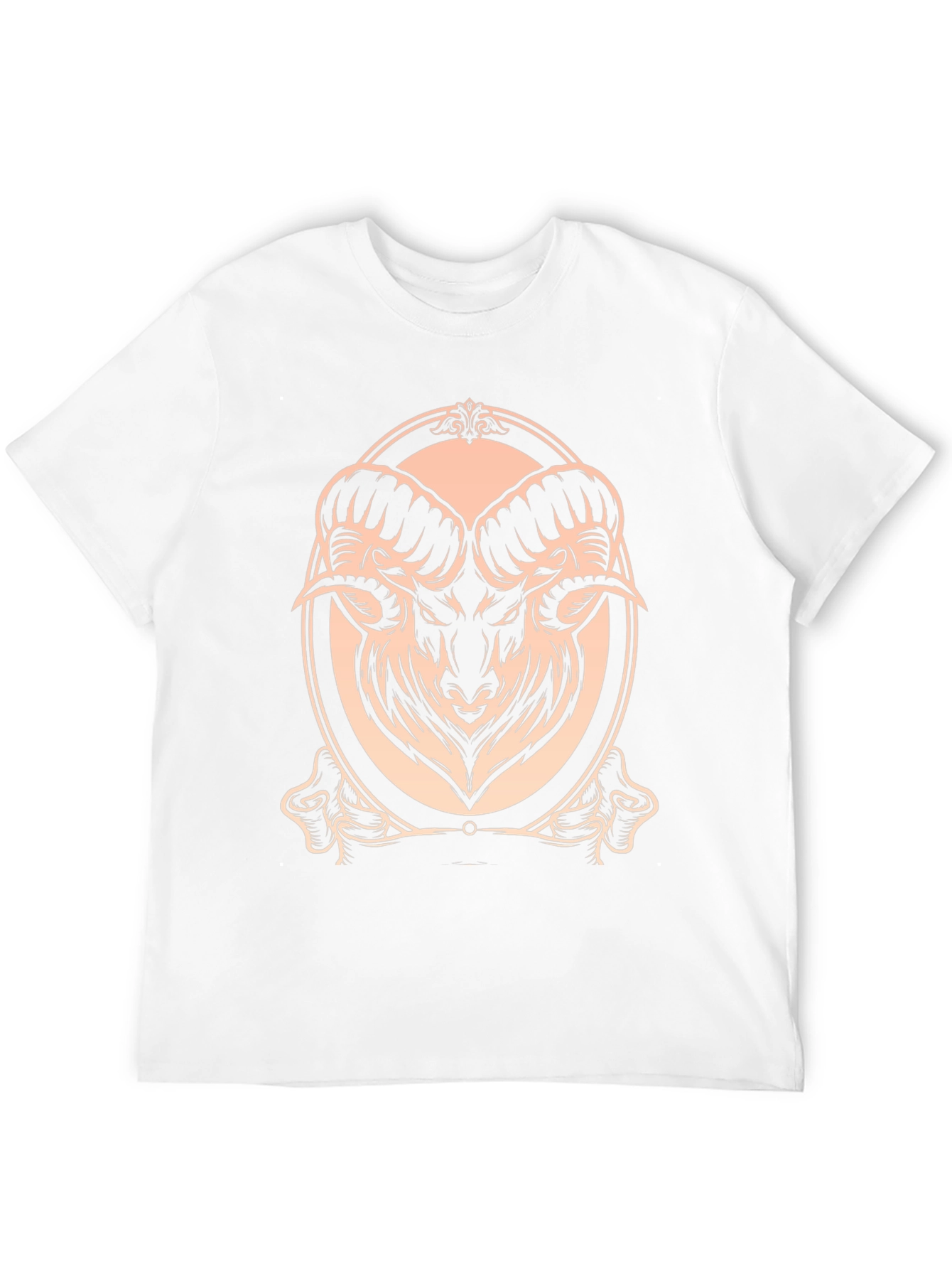 Ram Graphic Tee - Stylish Black Cotton T-Shirt