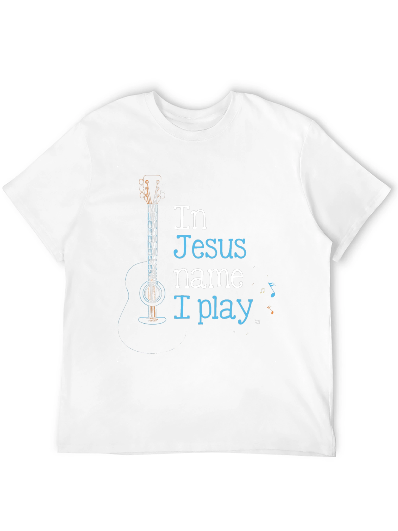 In Jesus Name I Play Black T-Shirt