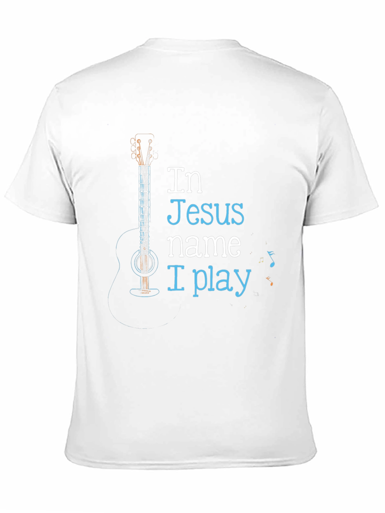 In Jesus Name I Play Black T-Shirt