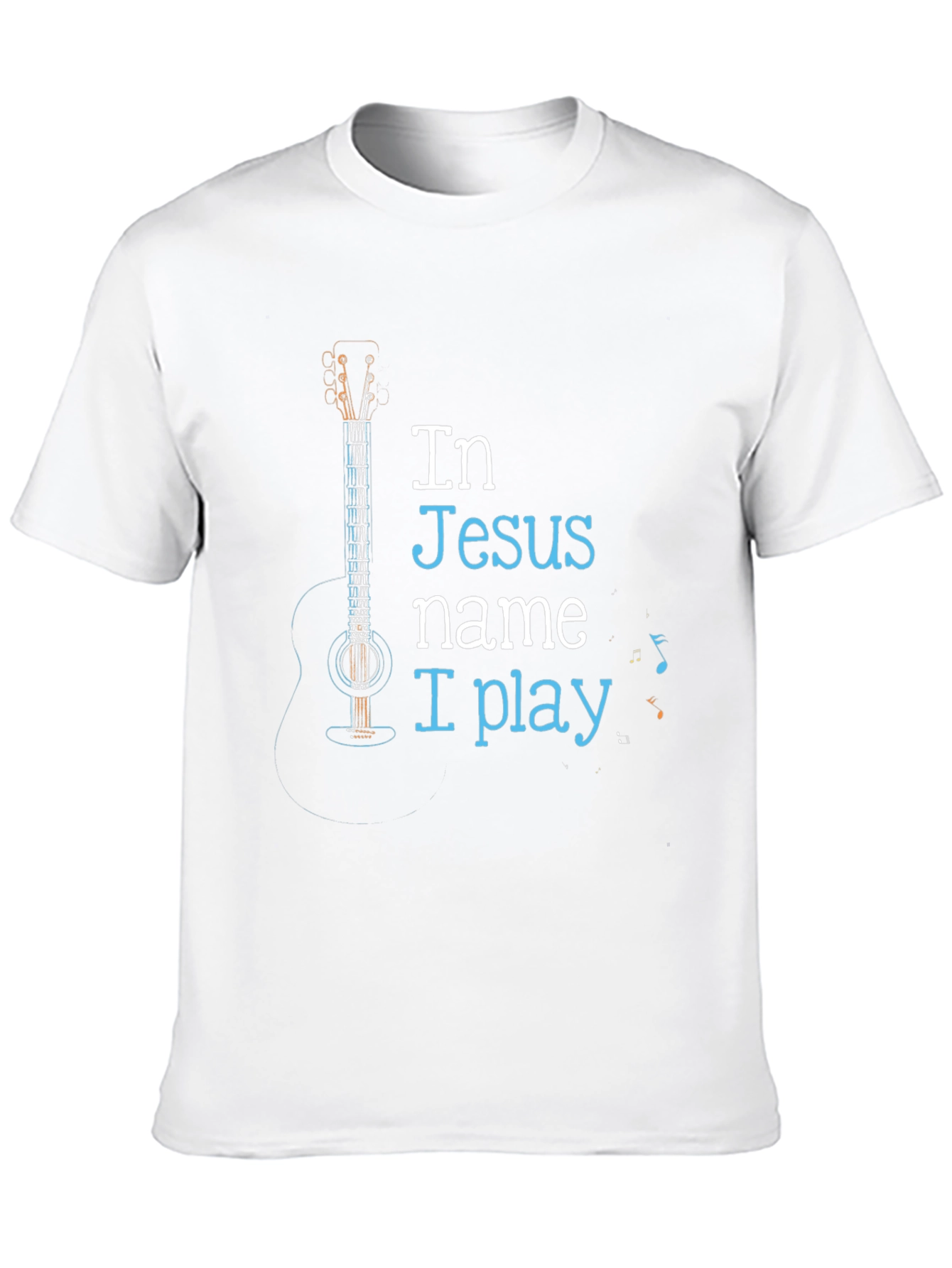 In Jesus Name I Play Black T-Shirt