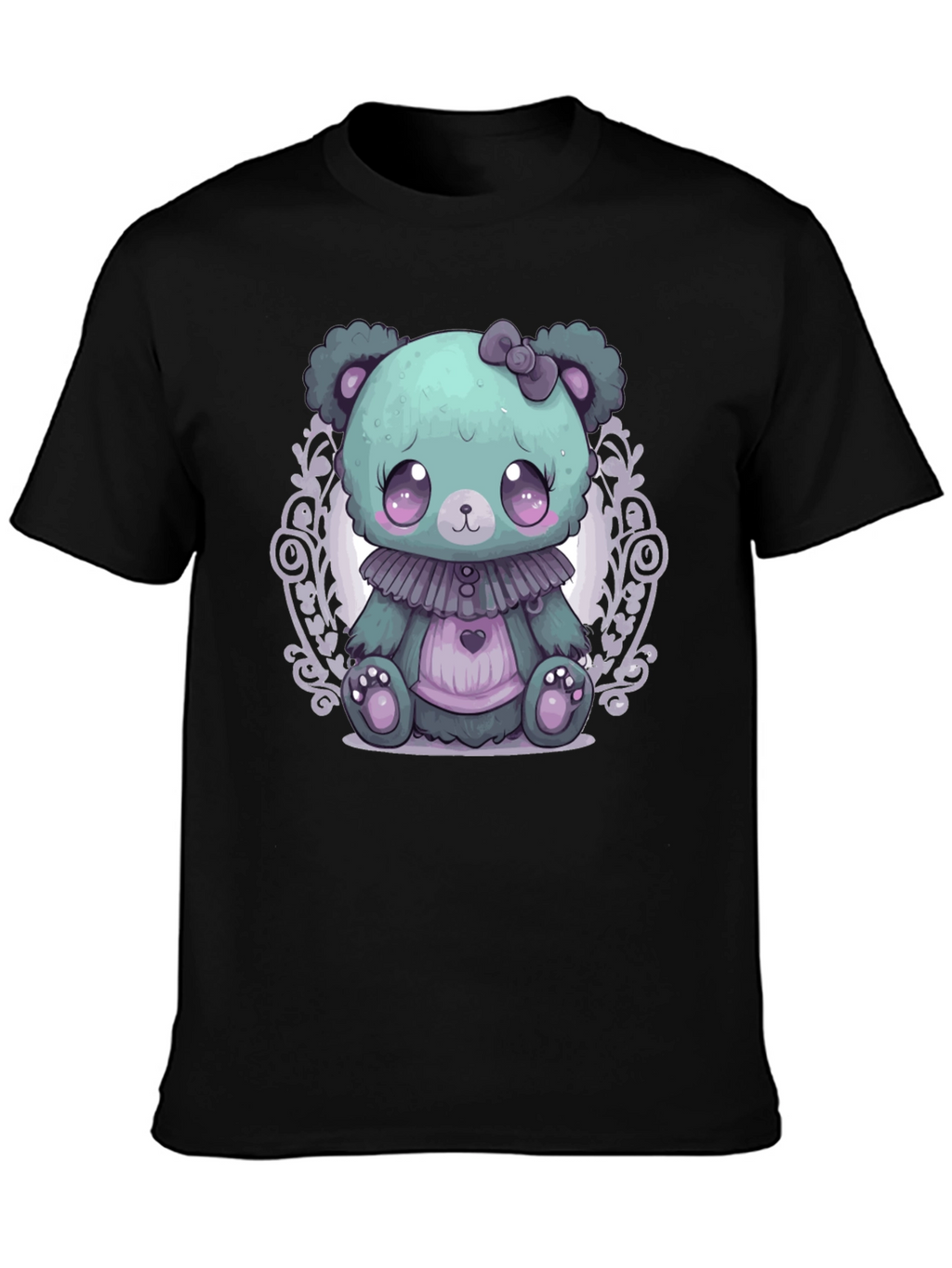 Cute Kawaii Pastel Goth Teddy Bear T-Shirt