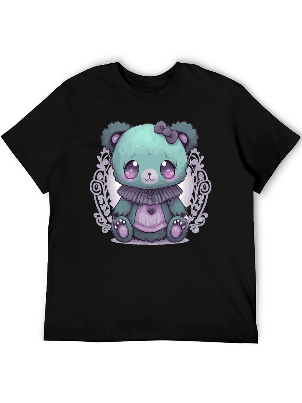 Cute Kawaii Pastel Goth Teddy Bear T-Shirt