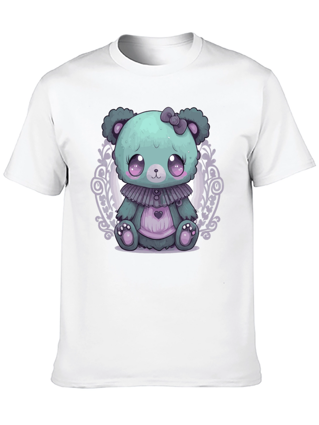 Cute Kawaii Pastel Goth Teddy Bear T-Shirt