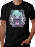 Cute Kawaii Pastel Goth Teddy Bear T-Shirt