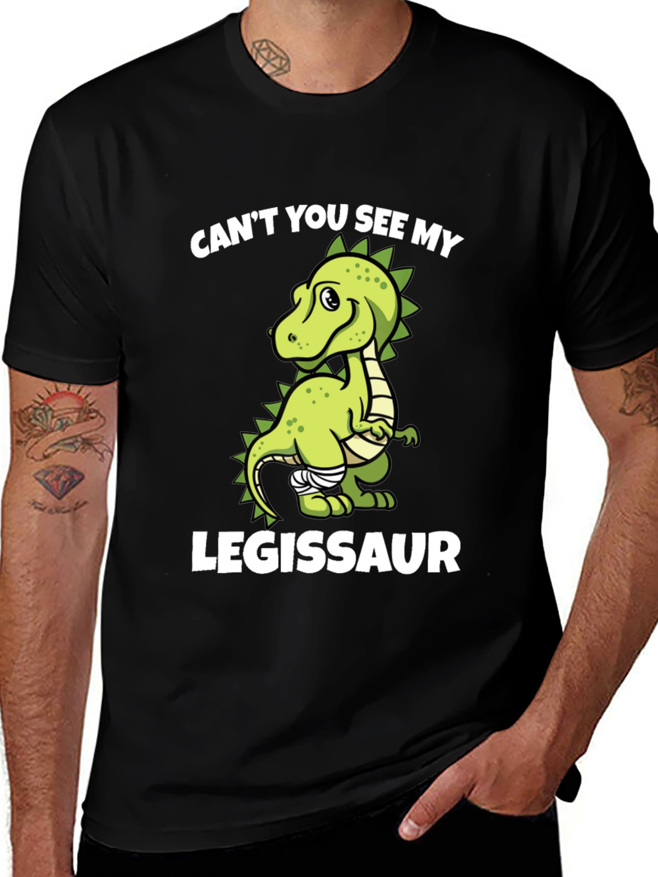Legissaur T-Shirt - Funny Dinosaur Tee