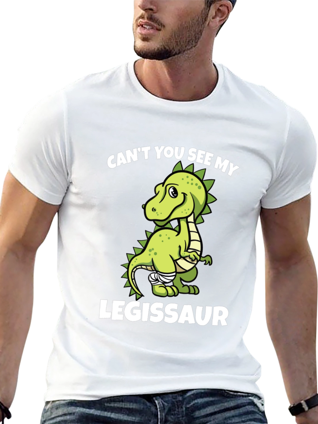 Legissaur T-Shirt - Funny Dinosaur Tee