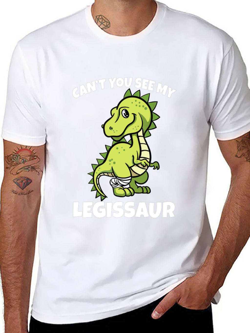 Legissaur T-Shirt - Funny Dinosaur Tee