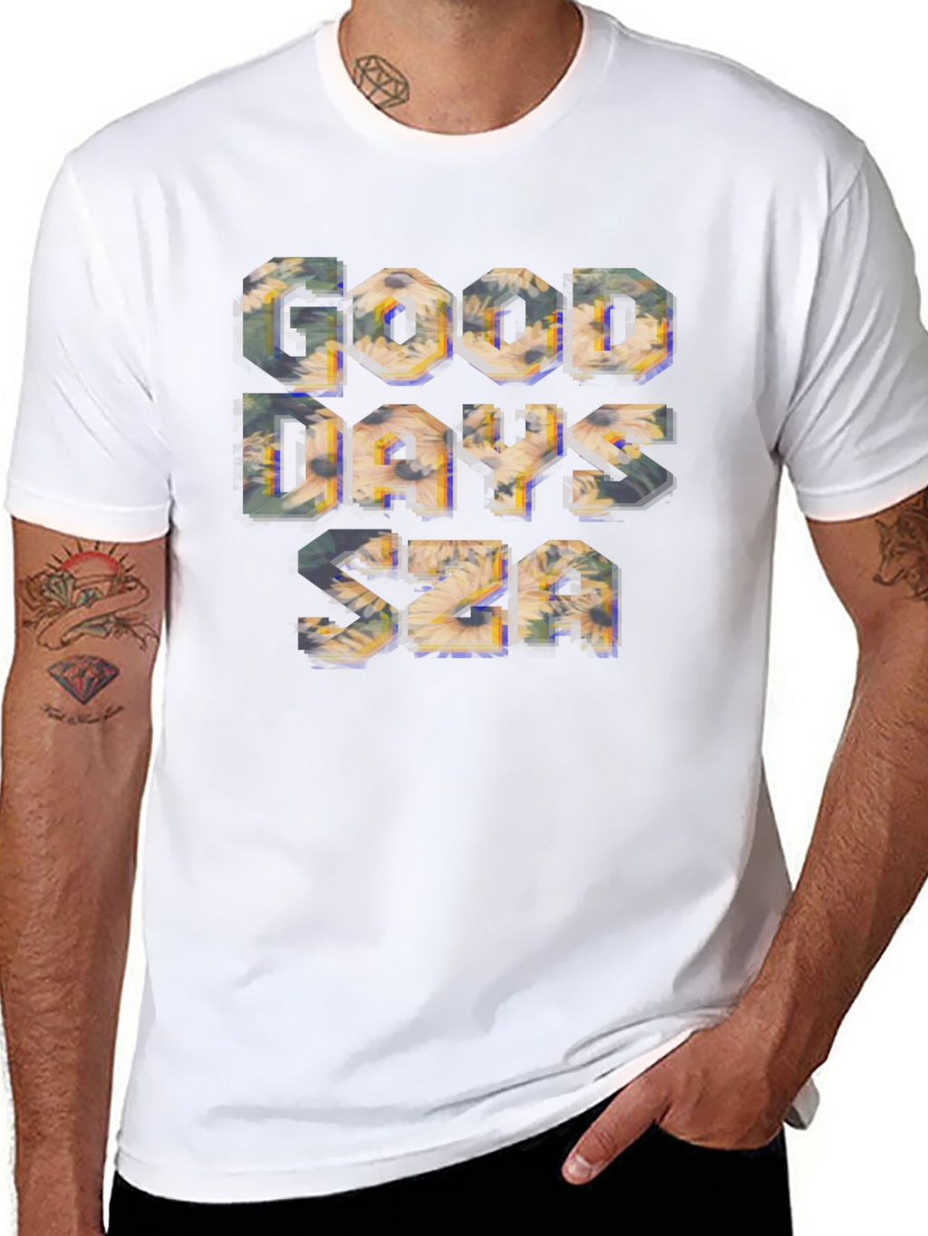 Good Days SZA Black Graphic Tee