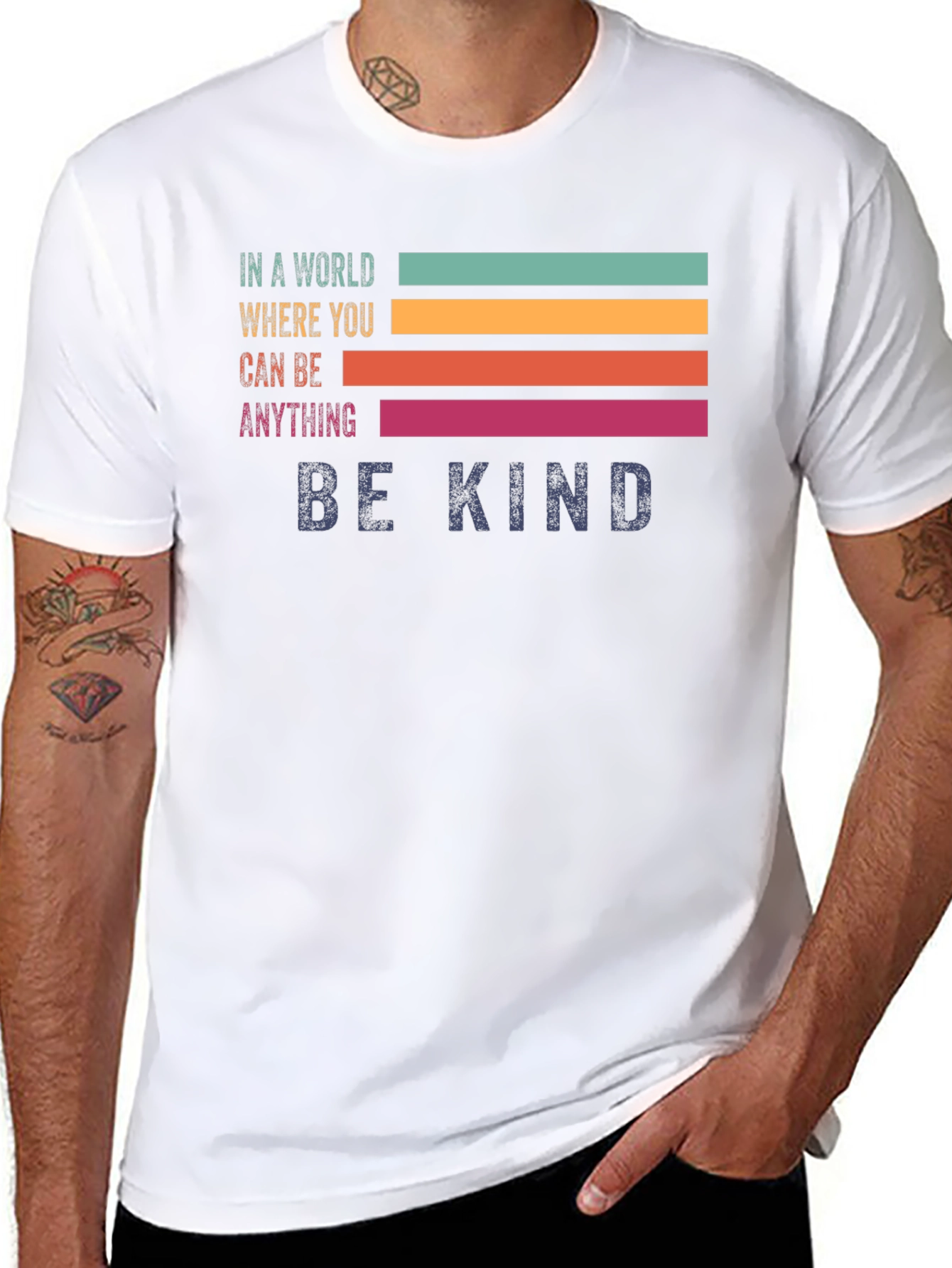 Be Kind Graphic T-Shirt - Retro Style