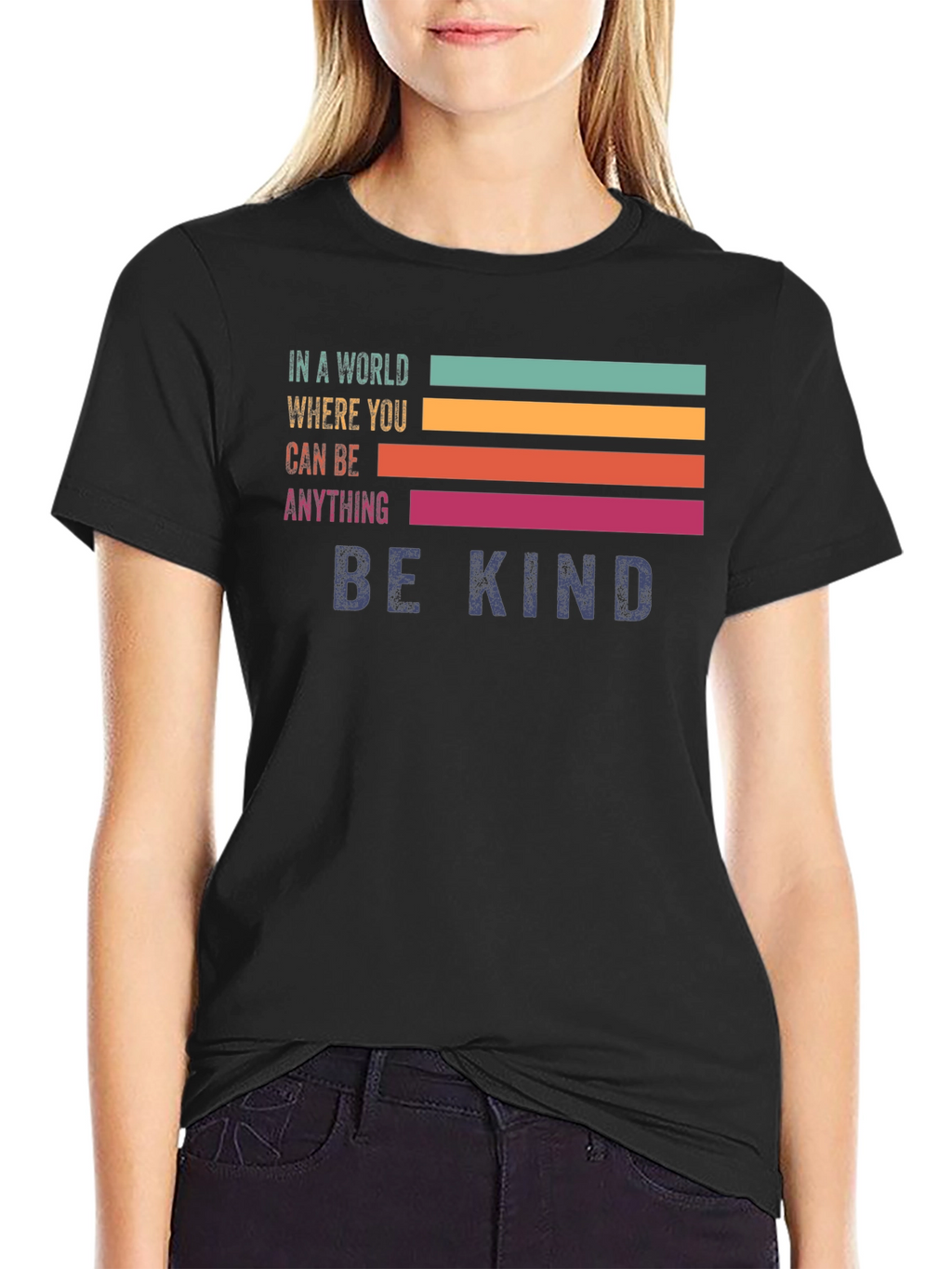 Be Kind Graphic T-Shirt - Retro Style