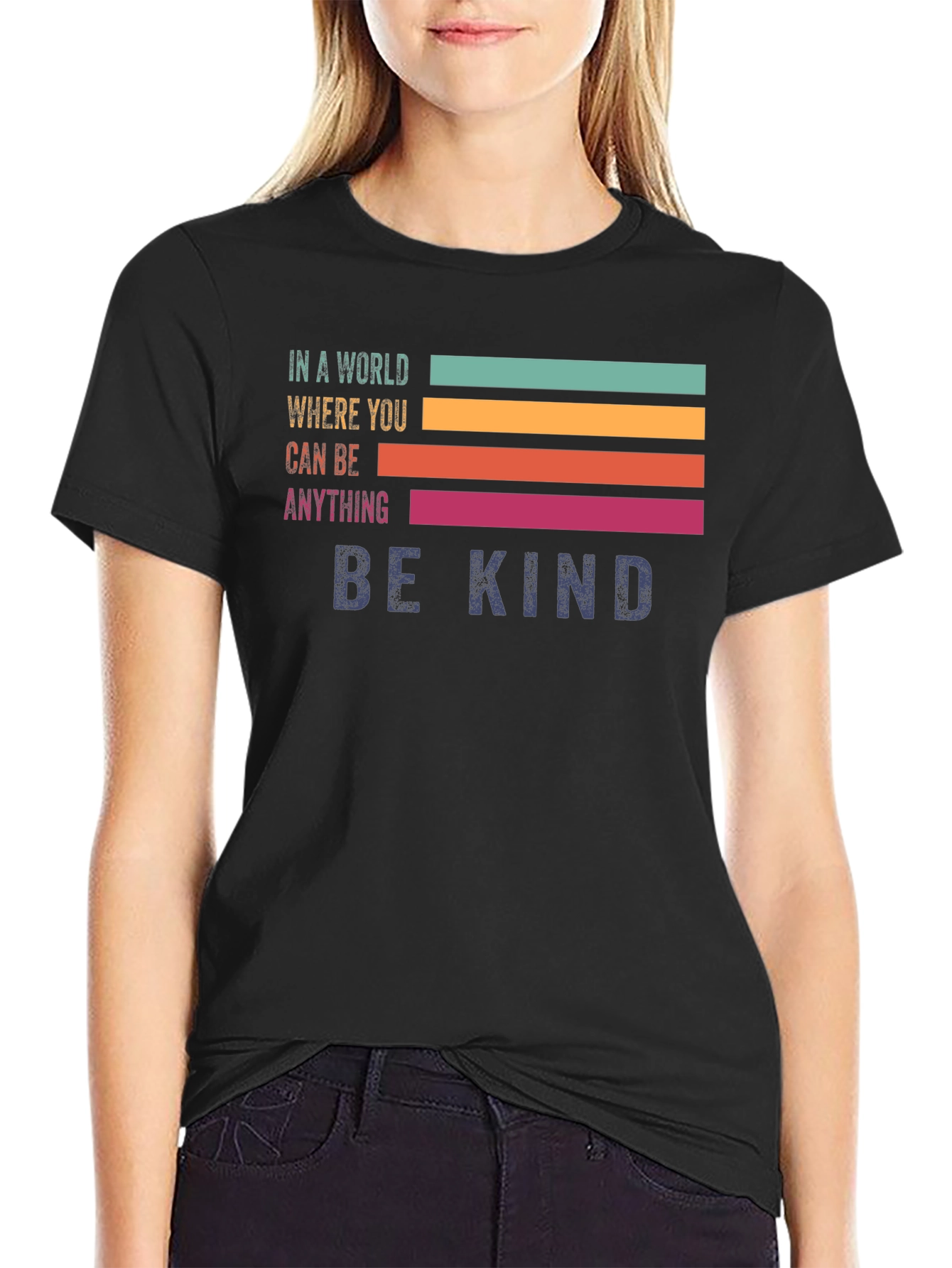 Be Kind Graphic T-Shirt - Retro Style