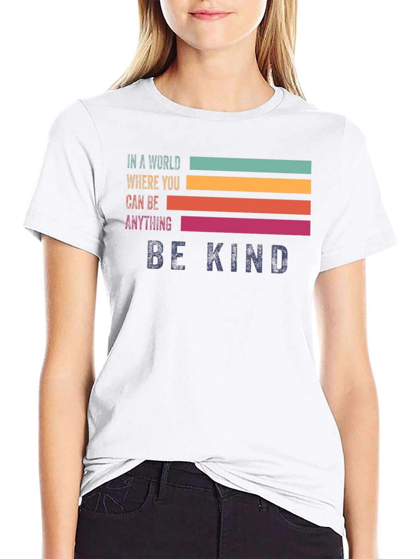 Be Kind Graphic T-Shirt - Retro Style