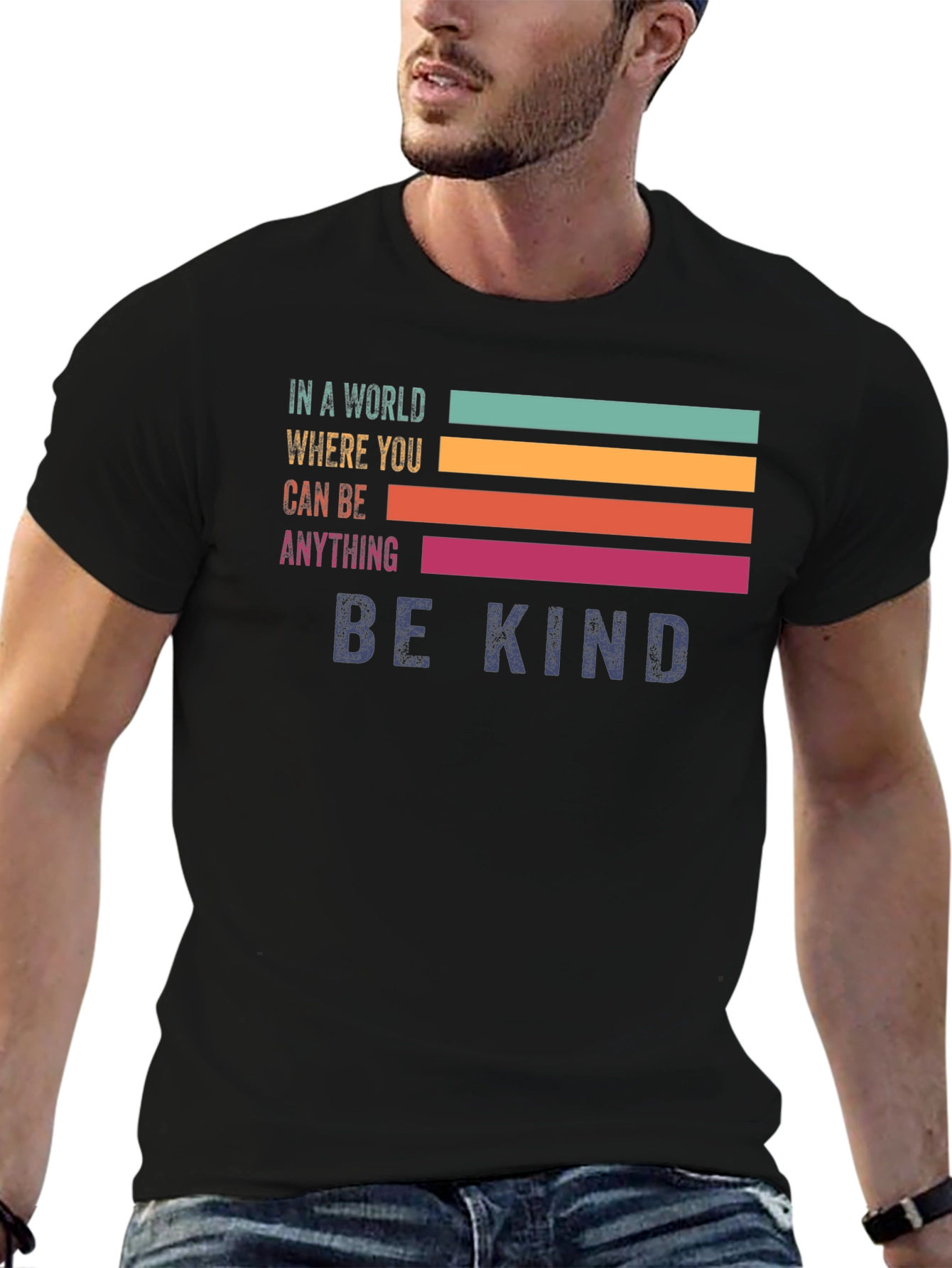 Be Kind Graphic T-Shirt - Retro Style