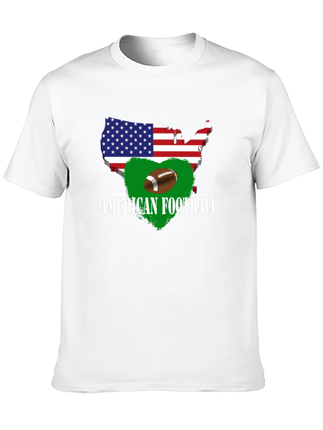 American Football USA Map T-Shirt