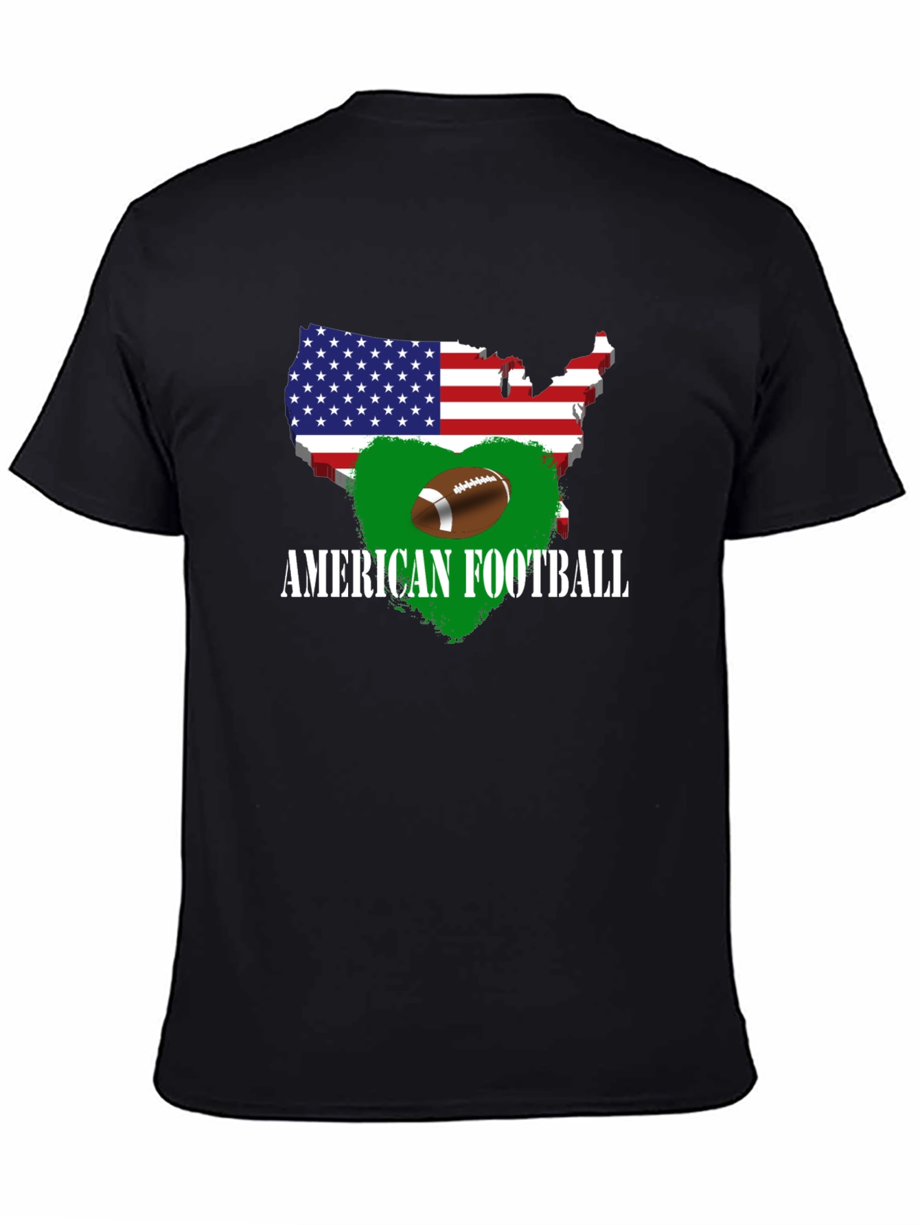 American Football USA Map T-Shirt