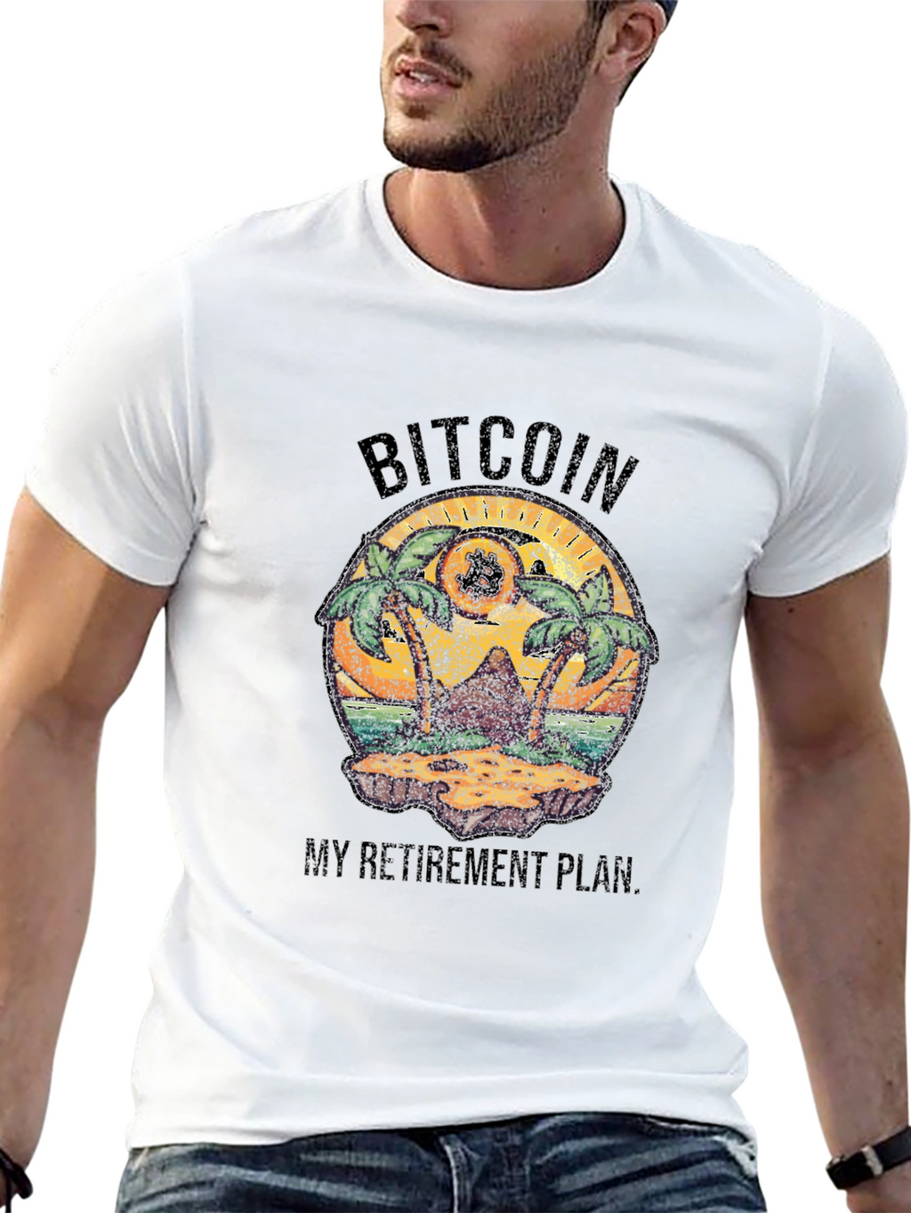 Bitcoin Retirement Plan Graphic Tee