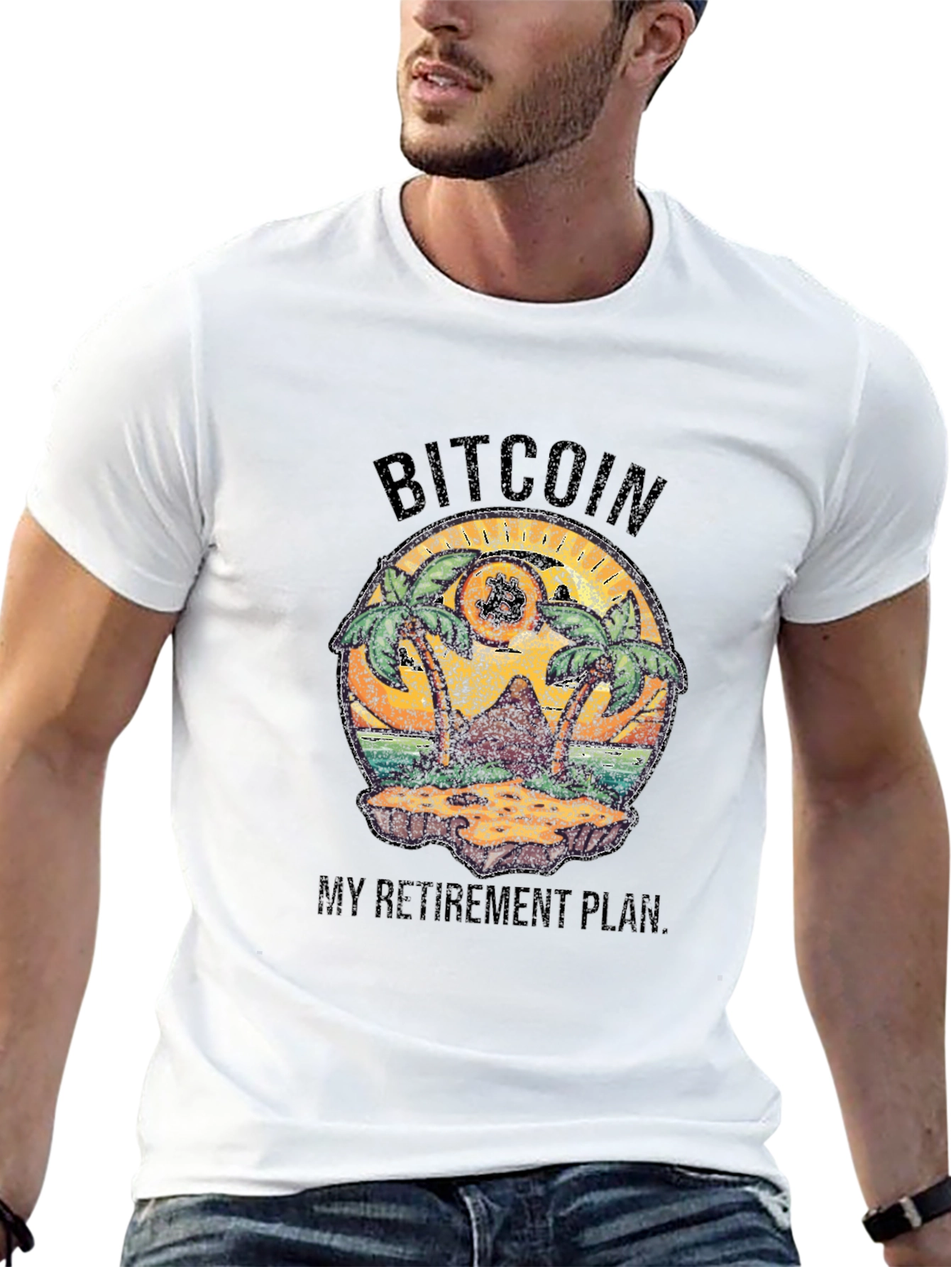 Bitcoin Retirement Plan Graphic Tee
