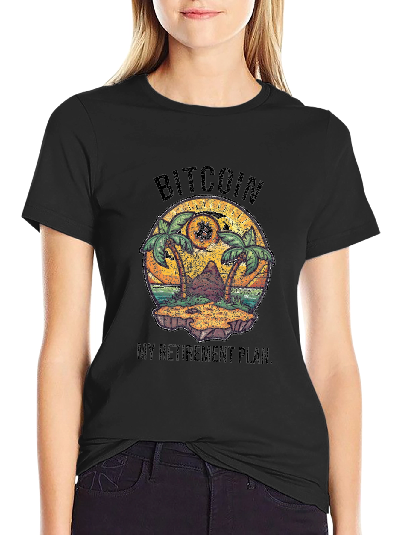 Bitcoin Retirement Plan Graphic Tee
