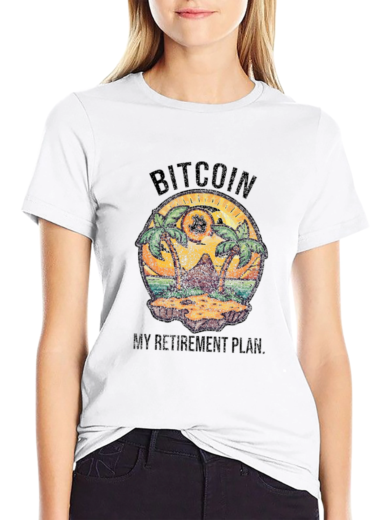 Bitcoin Retirement Plan Graphic Tee