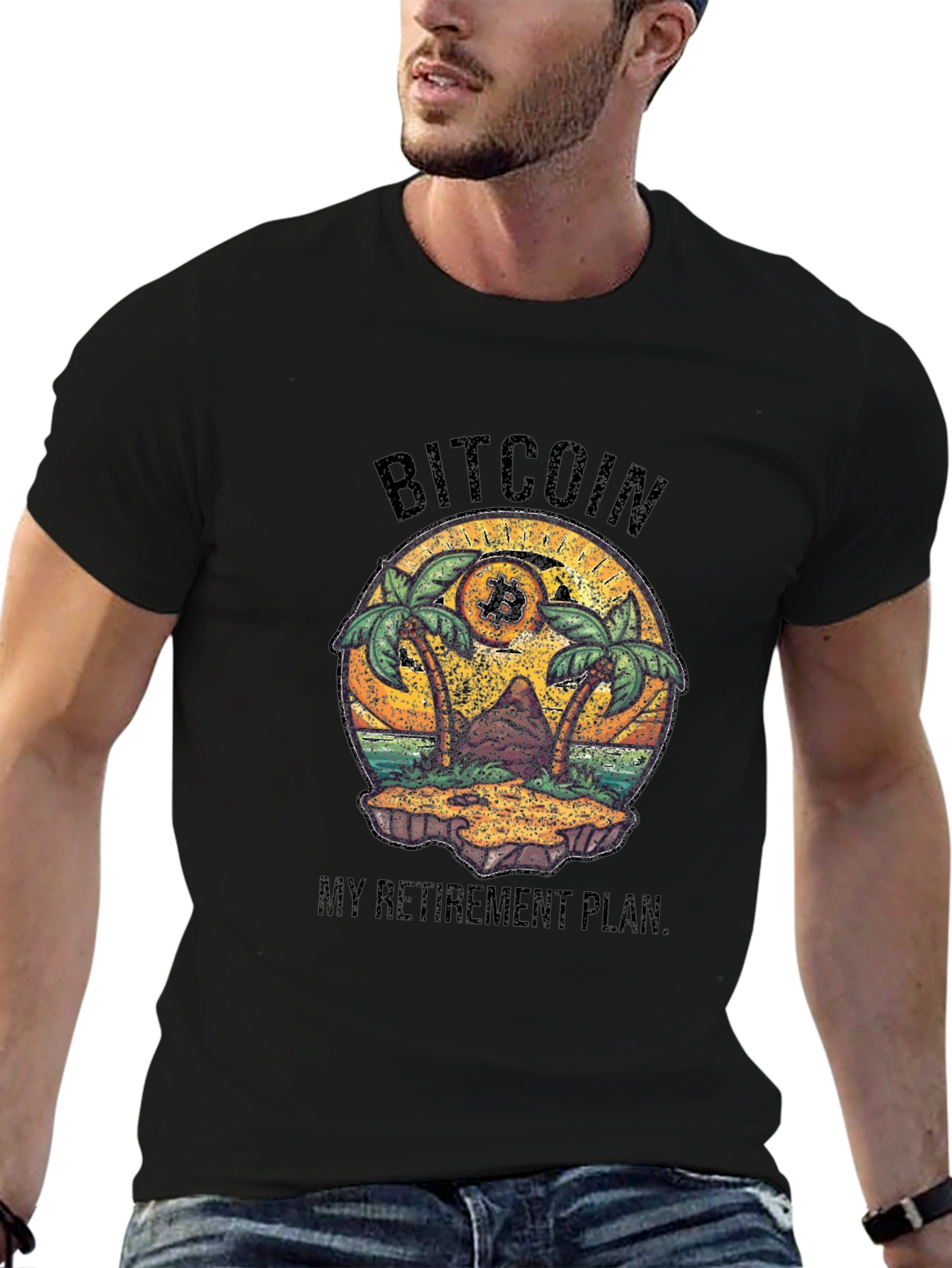 Bitcoin Retirement Plan Graphic Tee