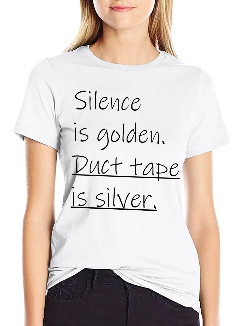 Humorous Silence is Golden Graphic Tee