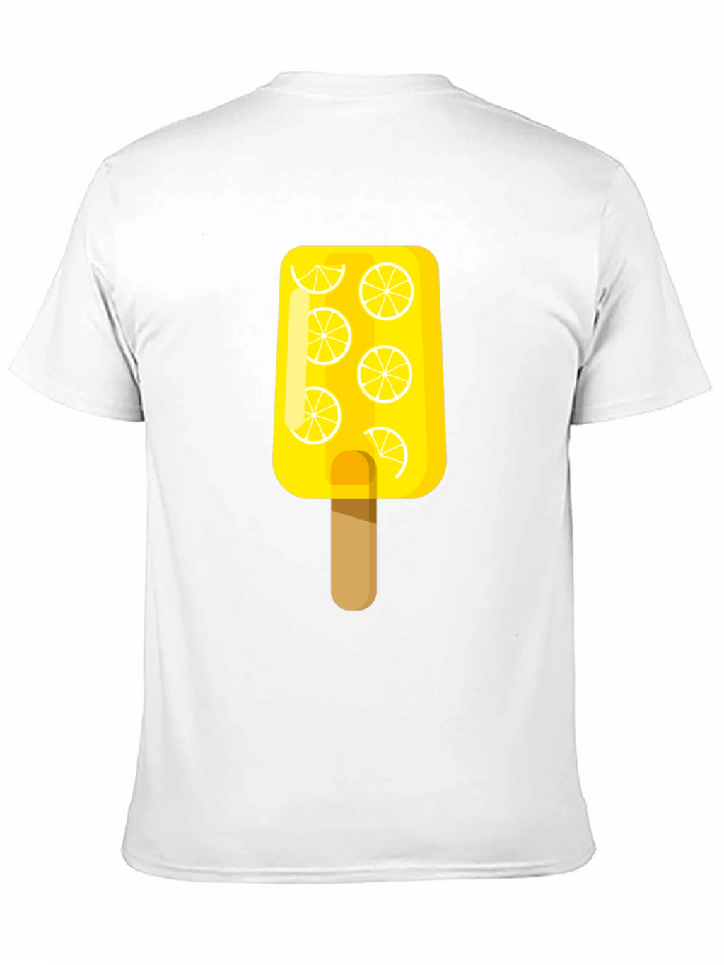 Lemon Popsicle Graphic Tee - Black Cotton T-Shirt