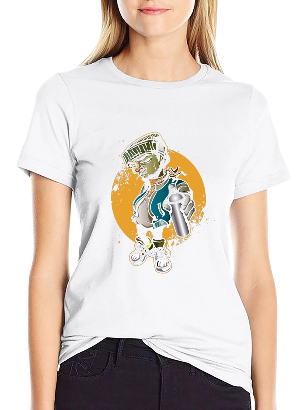 Urban Graffiti Artist T-Shirt: Cool Street Art Design
