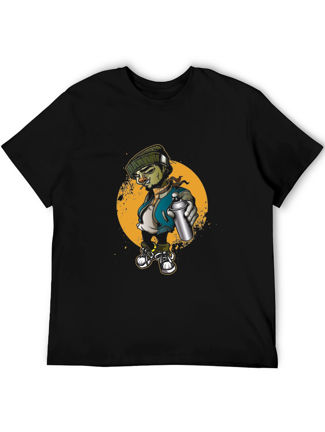 Urban Graffiti Artist T-Shirt: Cool Street Art Design