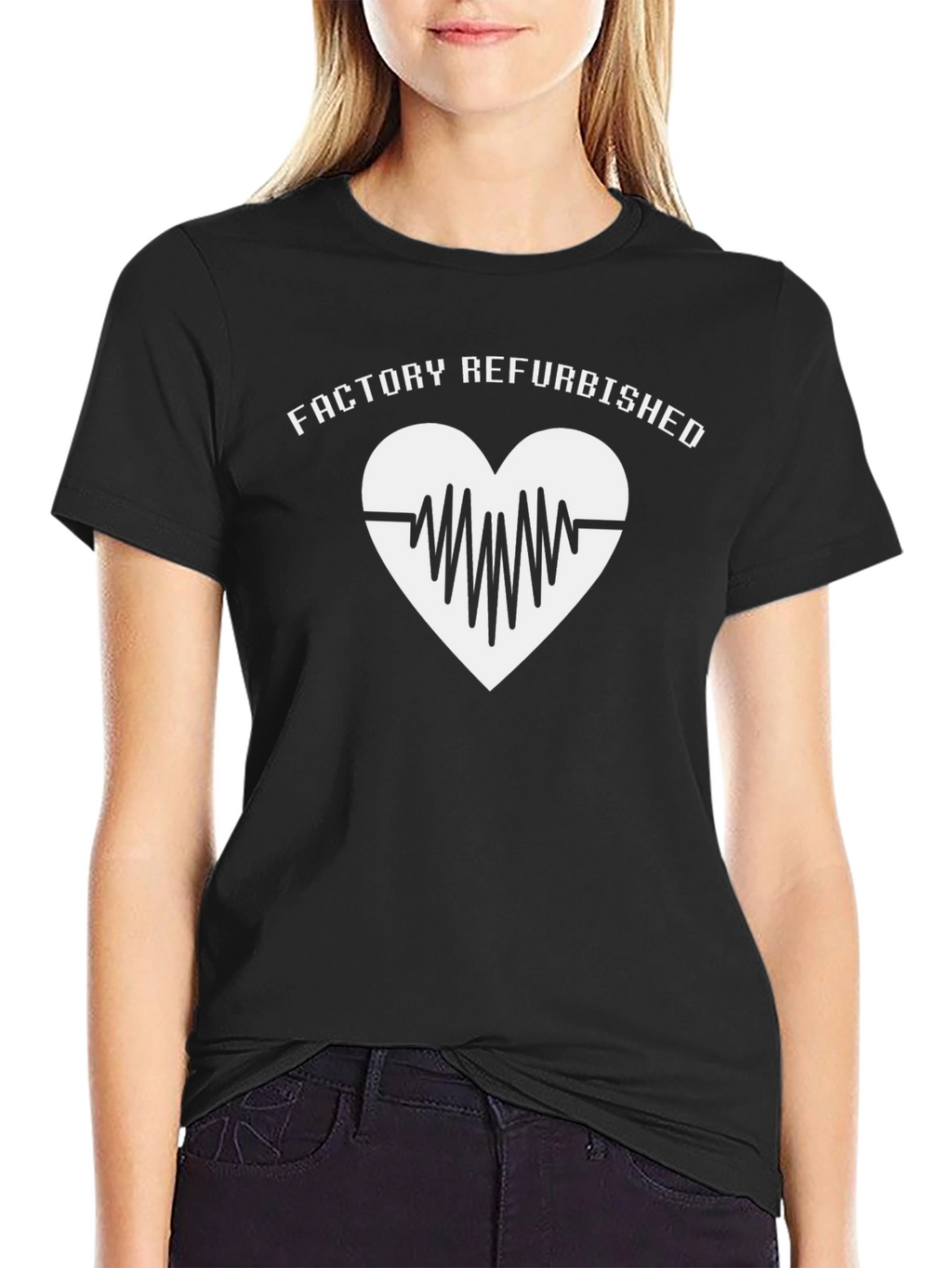 Factory Refurbished Heartbeat Graphic Tee
