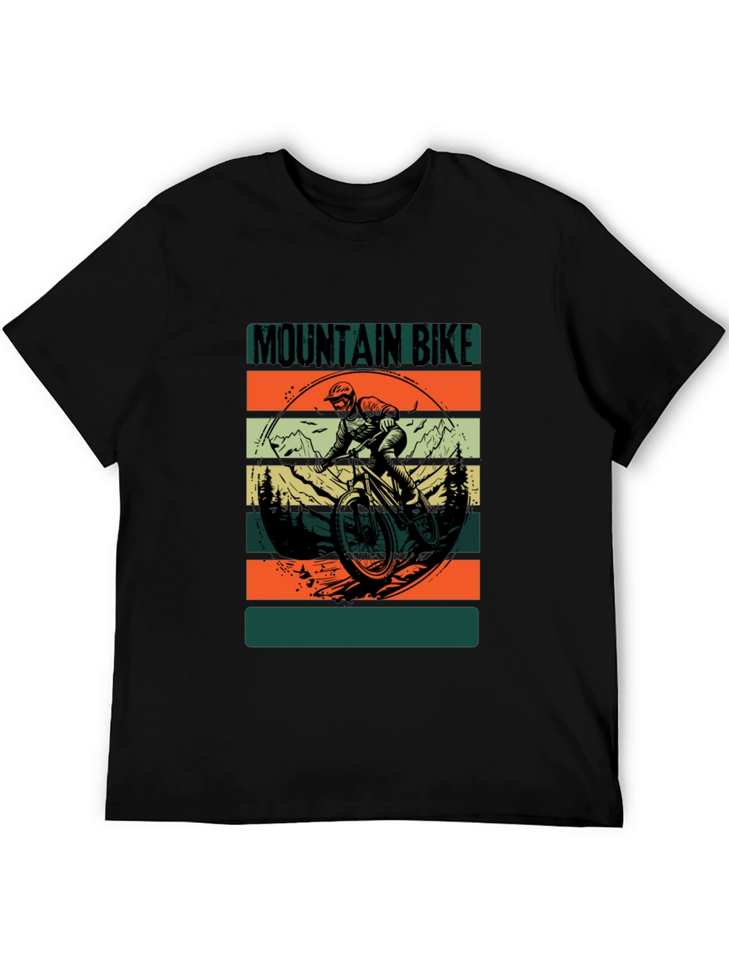 Mountain Bike Graphic Tee - Black