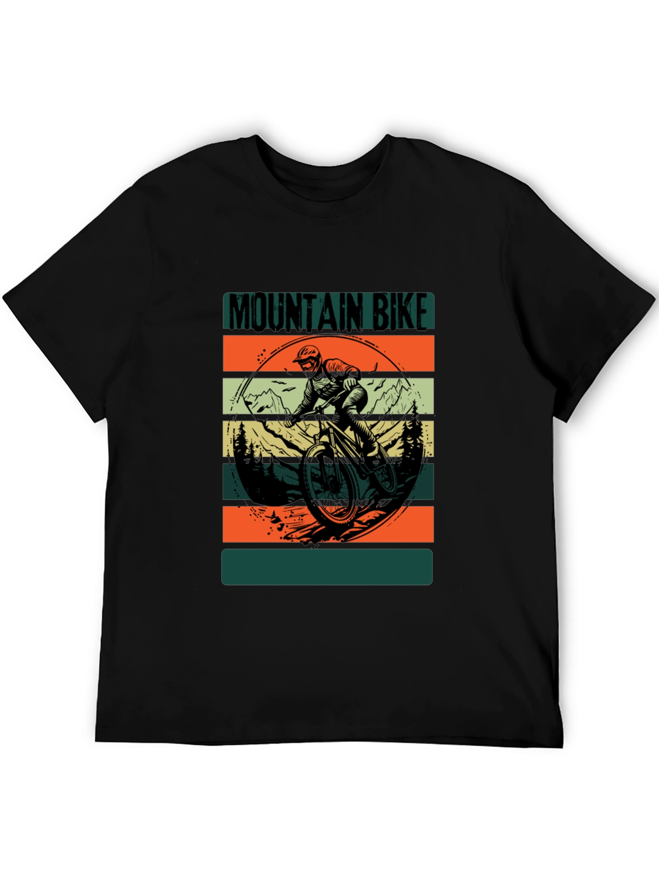Mountain Bike Graphic Tee - Black
