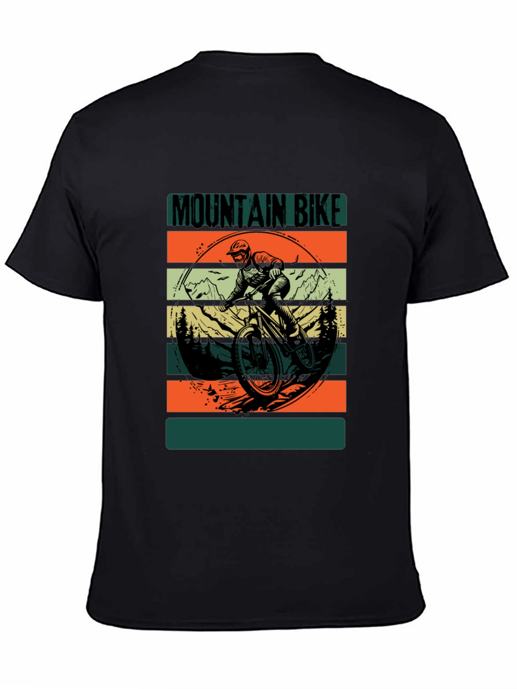 Mountain Bike Graphic Tee - Black