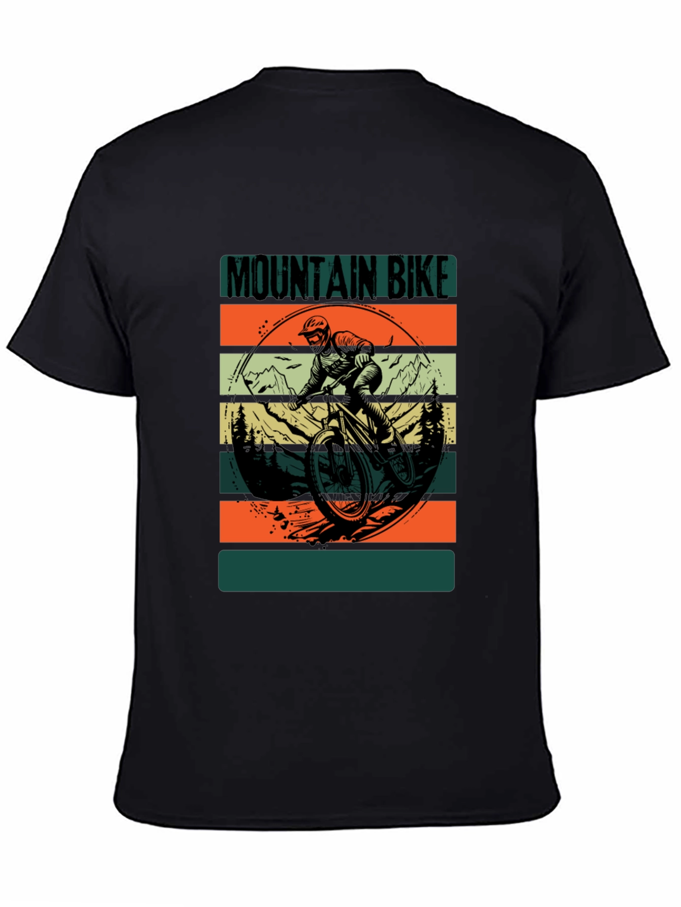 Mountain Bike Graphic Tee - Black