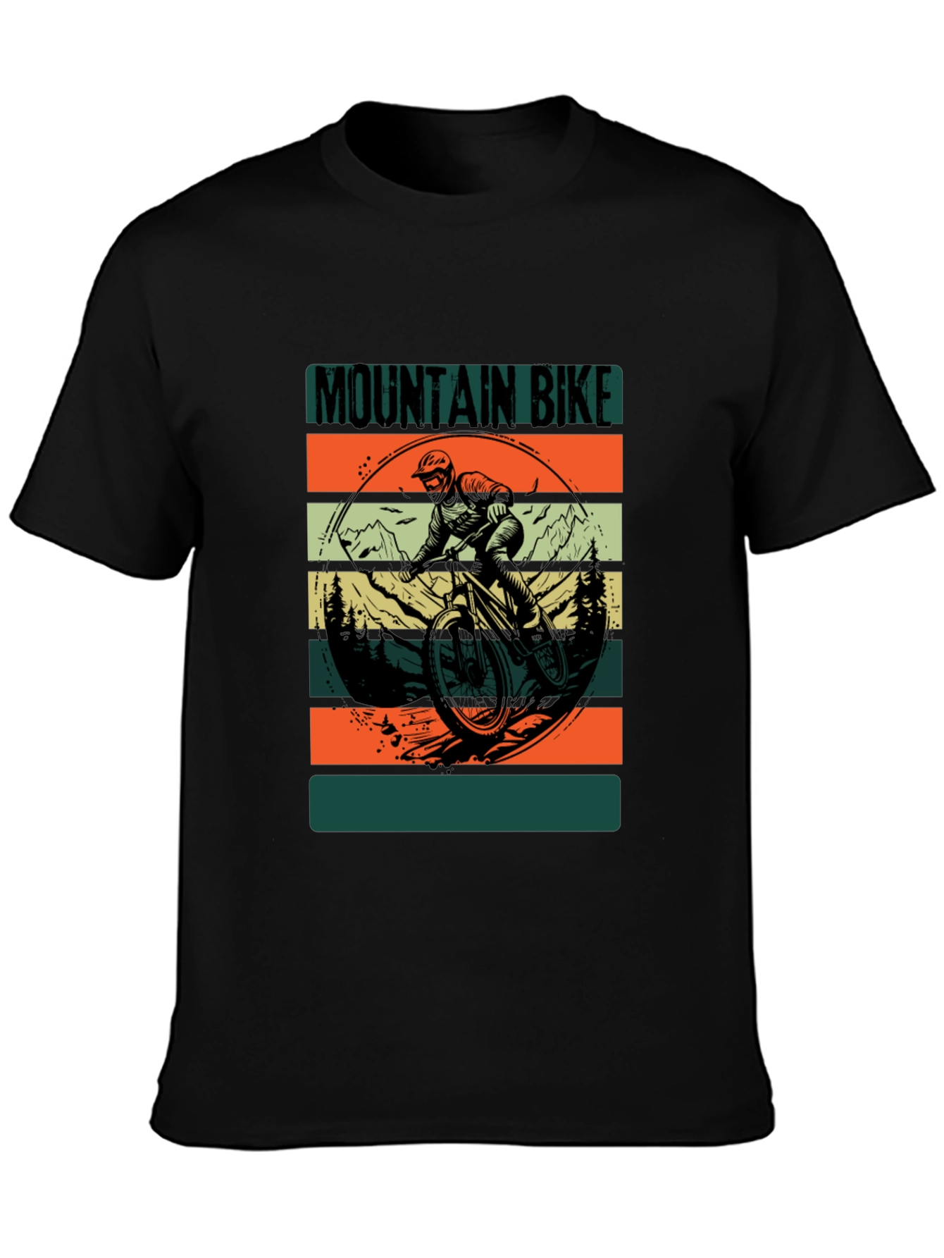 Mountain Bike Graphic Tee - Black