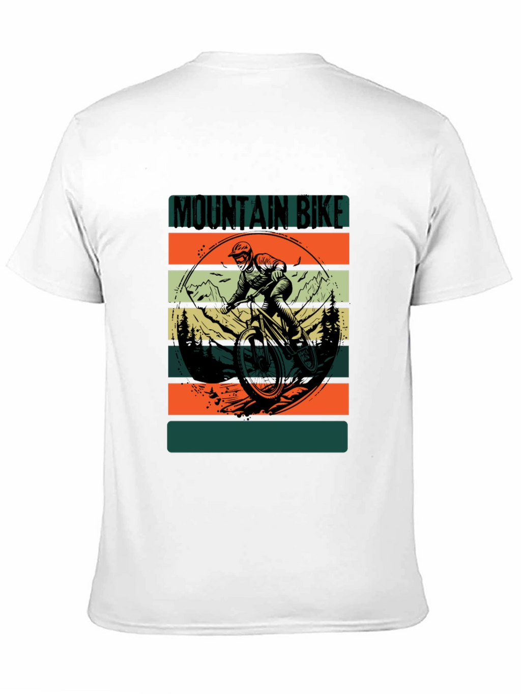 Mountain Bike Graphic Tee - Black