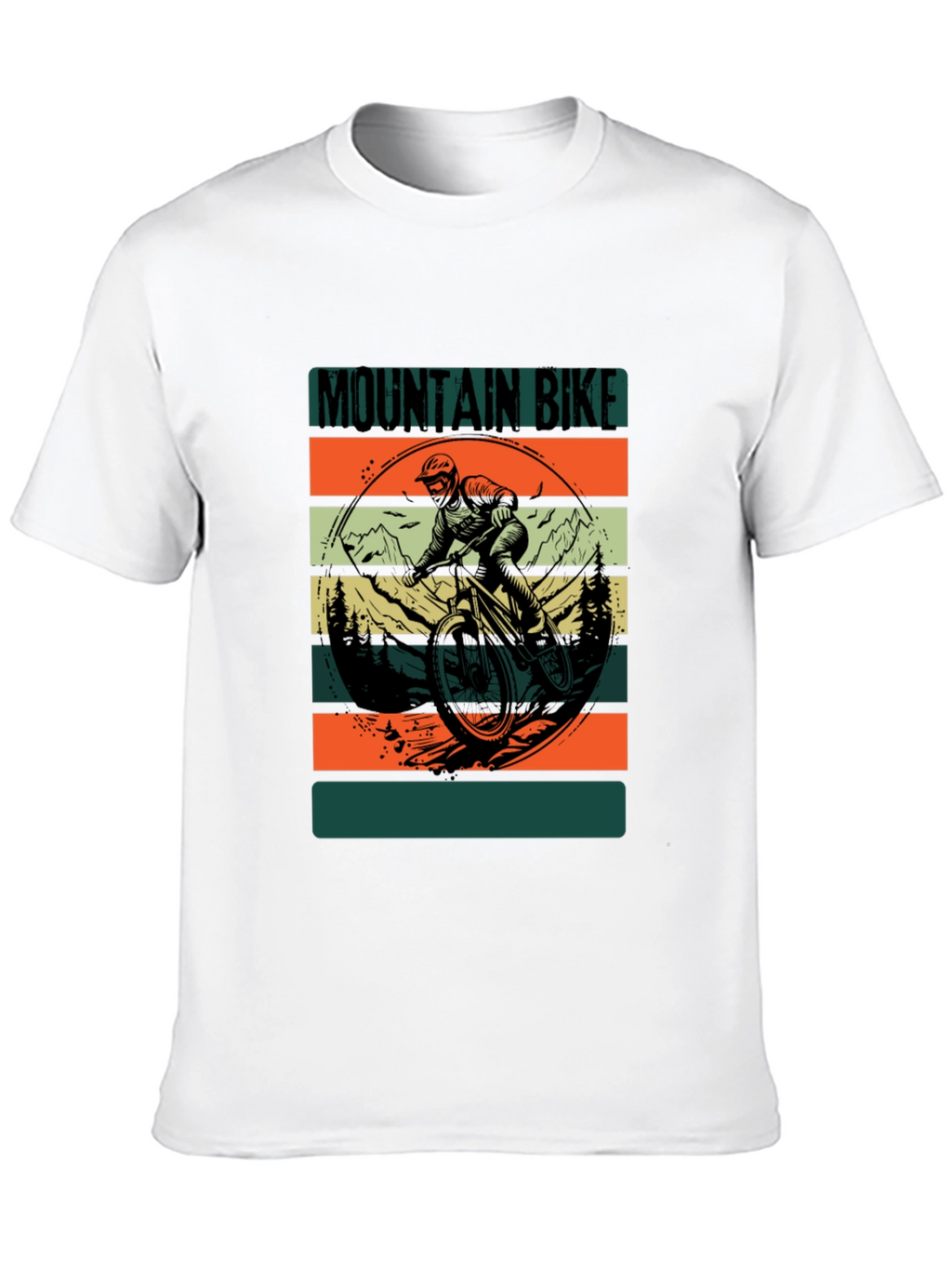 Mountain Bike Graphic Tee - Black