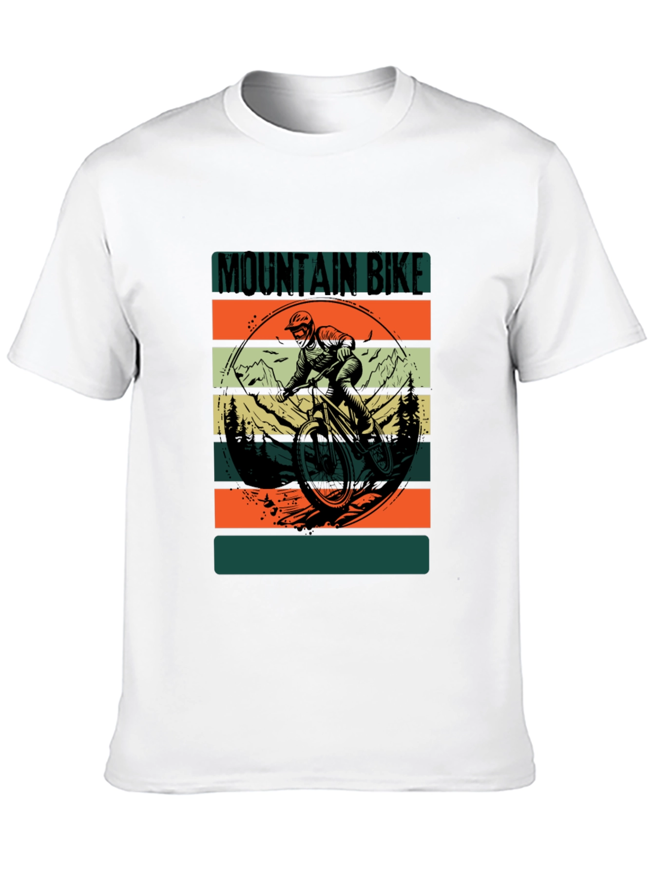 Mountain Bike Graphic Tee - Black