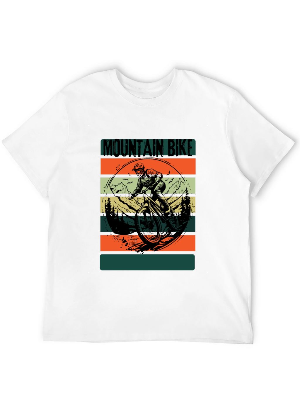 Mountain Bike Graphic Tee - Black