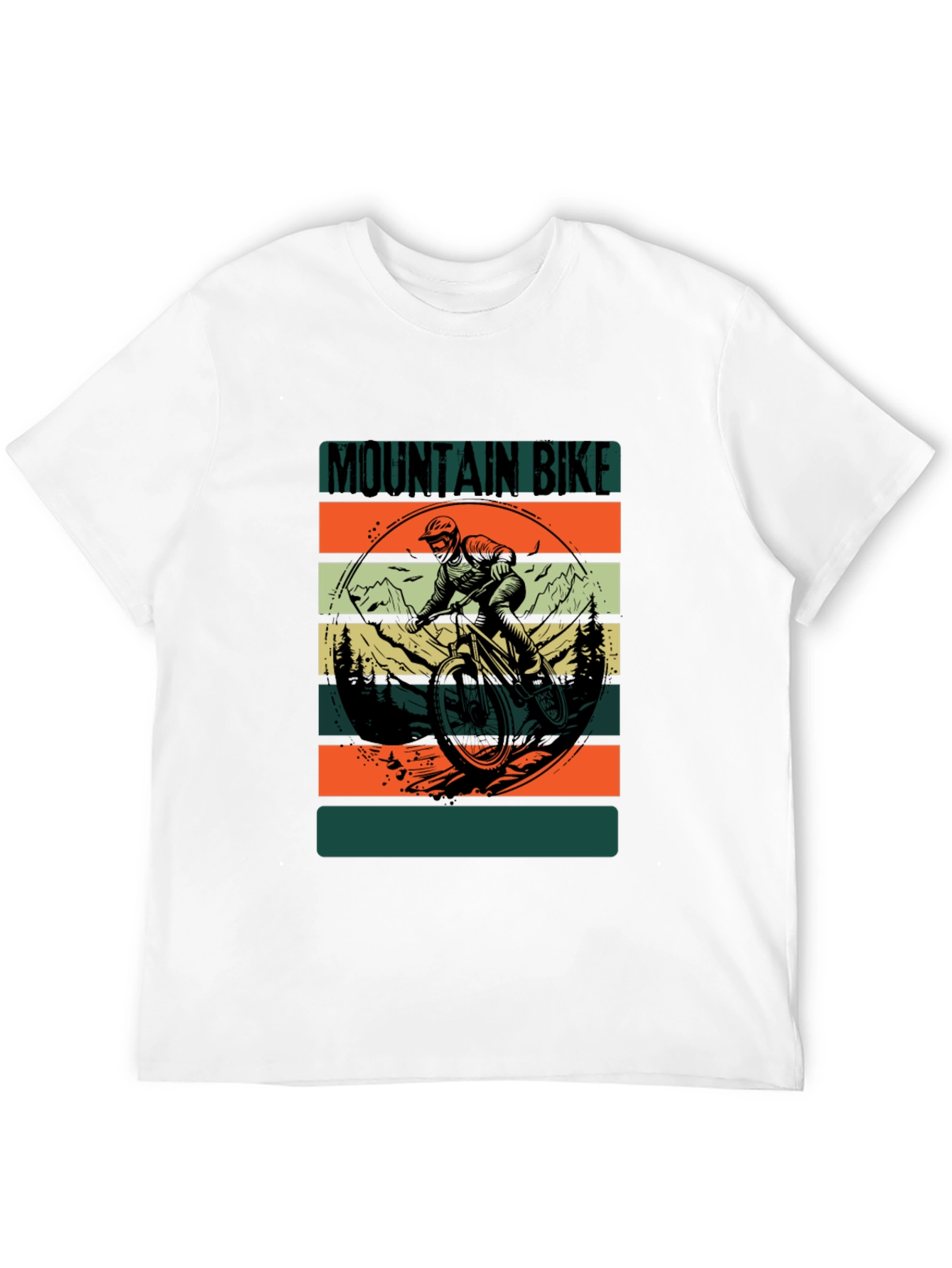 Mountain Bike Graphic Tee - Black
