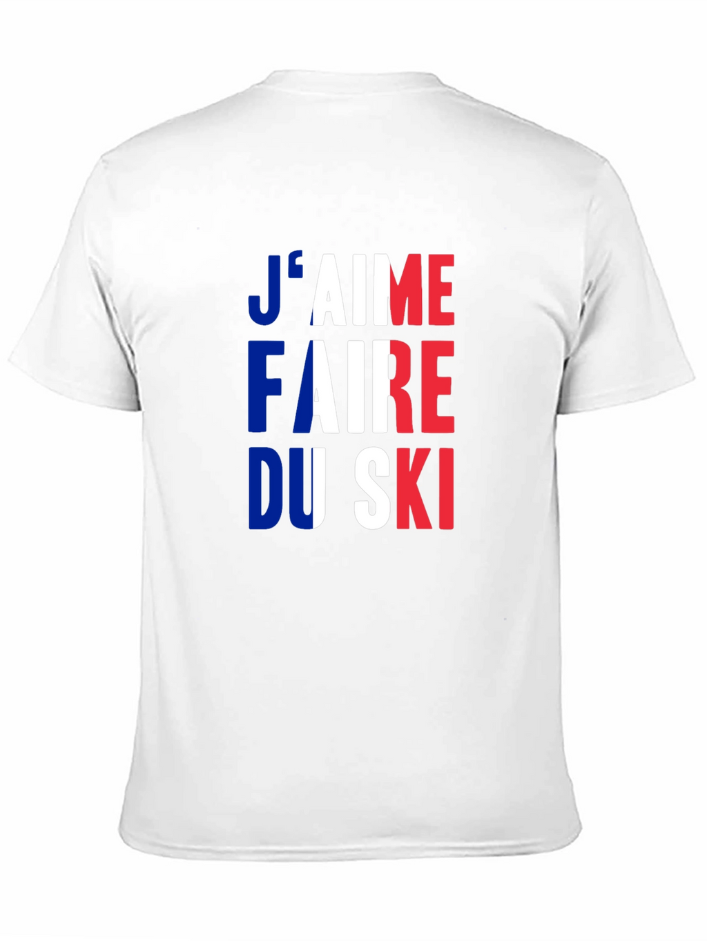French Skiing Fan T-Shirt - Jaime Faire Du Ski